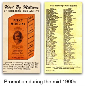 Promotion during the mid 1900s.